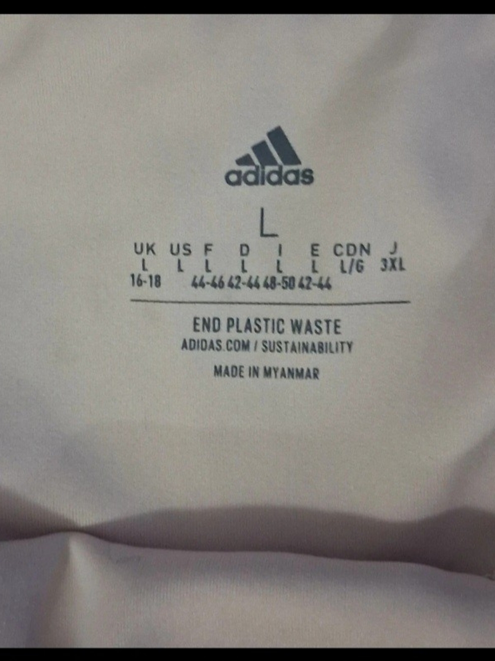 Adidas Light Pink Athletic Leggings with Branded Logo - Picture 3 of 5